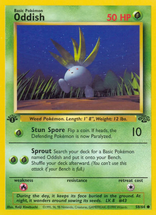 Oddish 58/64